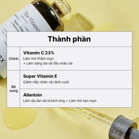 Tinh Chất Dưỡng Sáng Da Mờ Thâm Nám Cosrx The Vitamin C 23 Serum - Sản Phẩm Chăm Sóc Da Hiệu Quả, Phù Hợp Mọi Loại Da