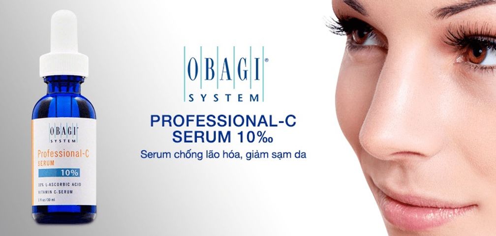 Serum Obagi Professional Vitamin C 10% - Dưỡng Sáng Da, Ngăn Ngừa Lão Hóa, Phù Hợp Cho Da Nhạy Cảm - 30ml Chính Hãng