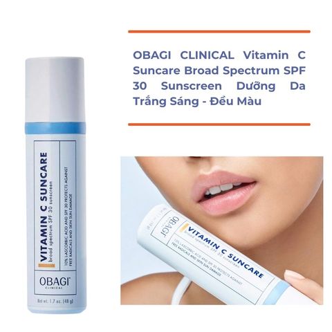 Kem chống nắng OBAGI CLINICAL Vitamin C Suncare SPF 30 - Dưỡng da sáng khỏe, bảo vệ chống tia UV, chính hãng 50ml