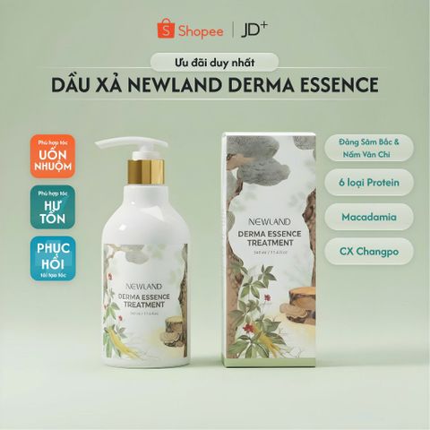 Combo Dầu Gội và Xả Newland Derma Scalp 840ml - Giải Pháp Chăm Sóc Tóc Từ Thiên Nhiên, Phục Hồi Da Đầu Khỏe Mạnh