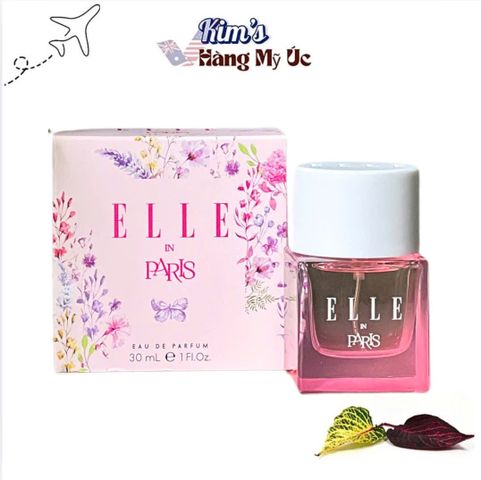 Nước Hoa Nữ Elle in Paris - Eau De Parfum 30ml Phong Cách Nữ Tính, Thanh Lịch, Hương Hoa Trái Cây Tươi Mát