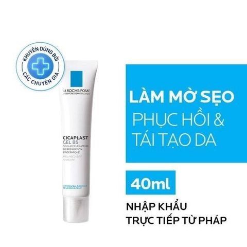 Kem Dưỡng Gel B5 La Roche-Posay Cicaplast 40ml - Phục Hồi Da Nhạy Cảm, Giảm Thâm, Dưỡng Ẩm Tối Ơi & Không Chứa Paraben