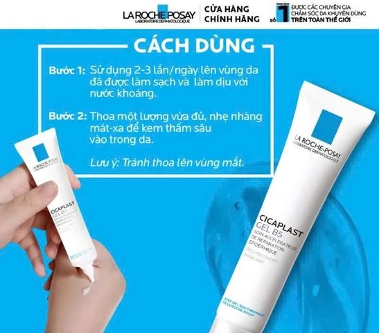Kem Dưỡng Gel B5 La Roche-Posay Cicaplast 40ml - Phục Hồi Da Nhạy Cảm, Giảm Thâm, Dưỡng Ẩm Tối Ơi & Không Chứa Paraben