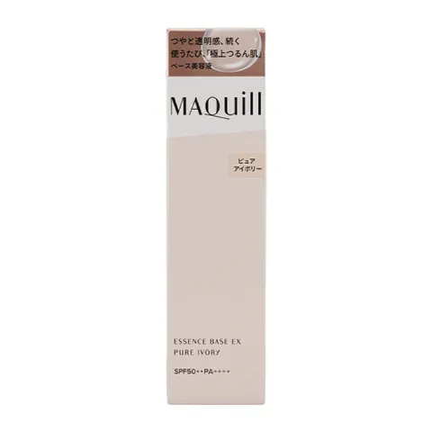 Kem lót trang điểm MAQuill Essence Base EX Pure Ivory SPF50+ PA++++ - Dưỡng ẩm, tạo nền sáng mịn, chống nắng cao, mọi loại da