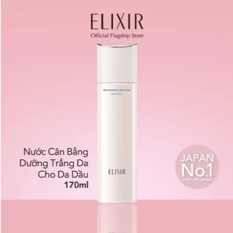 Nước Hoa Hồng Dưỡng Trắng Da Elixir Brightening Lotion 170ml - Ngăn Ngừa Lão Hóa, Cải Thiện Nám, Tàn Nhang, Đem Lại Làn Da Sáng Bóng