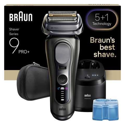 Máy Cạo Râu Điện BRAUN Series 9 PRO+ - Công Nghệ Pro-SensoAdapt, Chống Thấm Nước, Cạo Sạch Và Bảo Vệ Da Tối Ưu