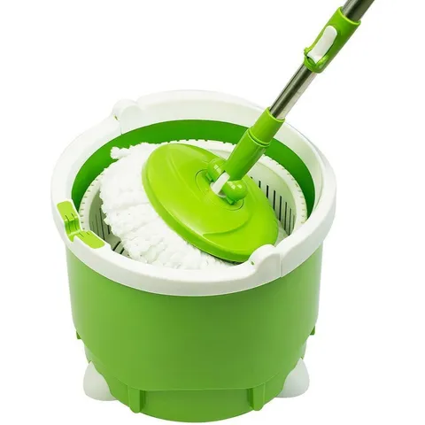 Bộ lau nhà 3M Scotch Brite 360° - Thiết kế thông minh tích hợp giặt vắt, bông microfiber thấm hút, màu xanh - Giải pháp dọn dẹp hiệu quả