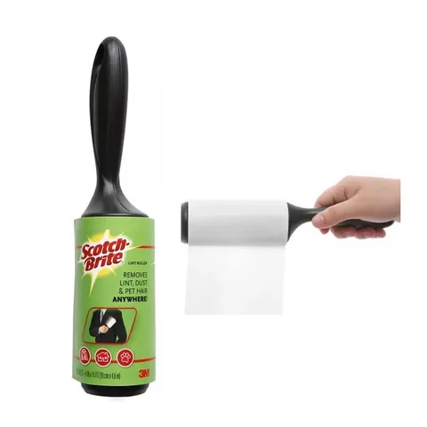 Cây Lăn Bụi 3M Scotch-Brite™ - Loại Bỏ Bụi Bẩn, Tóc, Lông Thú Cưng Trên Quần Áo Và Sofa, Tiện Lợi & Hiệu Quả