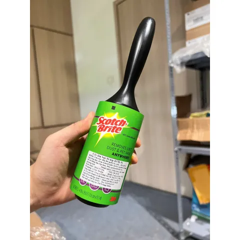 Cây Lăn Bụi 3M Scotch-Brite™ - Loại Bỏ Bụi Bẩn, Tóc, Lông Thú Cưng Trên Quần Áo Và Sofa, Tiện Lợi & Hiệu Quả
