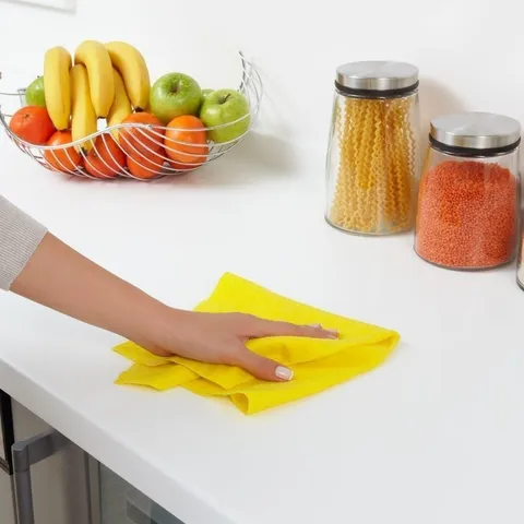 Khăn Lau Đa Năng 3M Scotch-Brite - Siêu Thấm, Không Bụi, Bền Bỉ (4 Cái/Gói) - Giải Pháp Lau Sạch Tối Ưu Cho Nhà Bếp Và Ô Tô