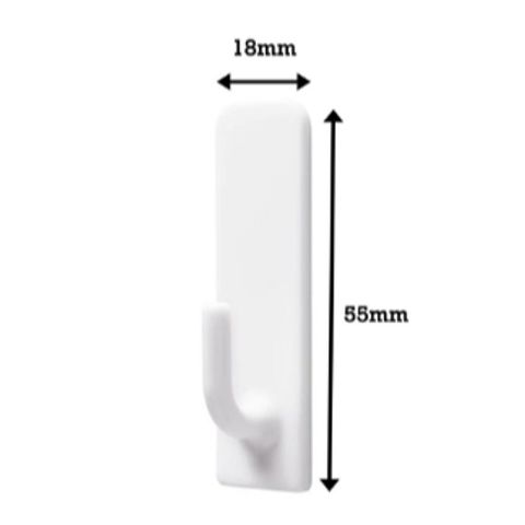 Móc treo tường 3M COMMAND™ 17501ANZ, chịu trọng tải 900g/ móc, 2 móc/vỉ, sản xuất tại Singapore