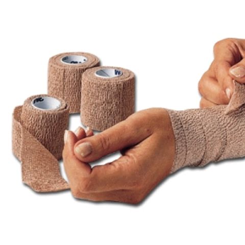 Băng thun tự dính 3M Coban 1583 - Co giãn, kháng nước - Dùng cho cố định gạc, vùng chấn thương - An toàn cho da, dễ sử dụng