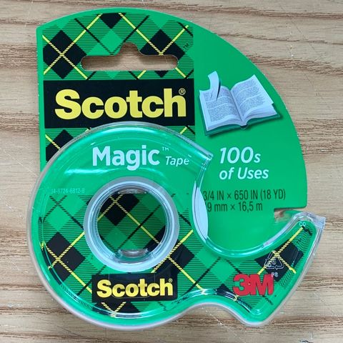 Băng Dính Kỳ Diệu 3M SCOTCH® MAGIC TAPE 122 - Set 3 Cuộn Trong Suốt 19mm x 16,5m, Lý Tưởng Cho Văn Phòng Và Học Sinh