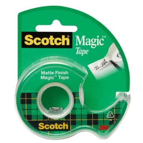 Băng Keo Kỳ Diệu 3M Scotch 122, 19mm x 16,5m - Băng Keo Trong Suốt Chất Lượng Cao, Dán Chắc Chắn, Thao Gỡ Dễ Dàng, Tiện Lợi Hàng Mỹ