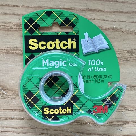 Băng Keo Kỳ Diệu 3M Scotch 122, 19mm x 16,5m - Băng Keo Trong Suốt Chất Lượng Cao, Dán Chắc Chắn, Thao Gỡ Dễ Dàng, Tiện Lợi Hàng Mỹ