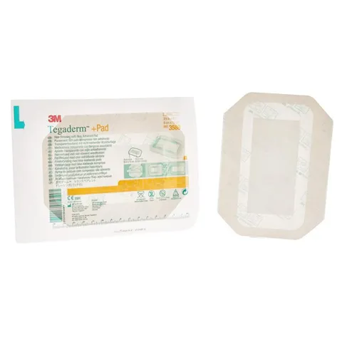 Hộp 25 miếng băng phim dính y tế trong suốt có gạc vô trùng 3M™ Tegaderm™+pad 3589, 9 x 15 cm, Mỹ