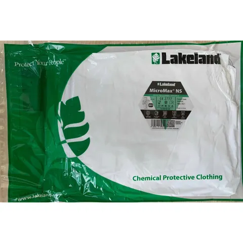 Bộ quần áo bảo hộ chống hóa chất Lakeland - MicroMax® NS cấp độ 4  size L (Giá 1 bộ)