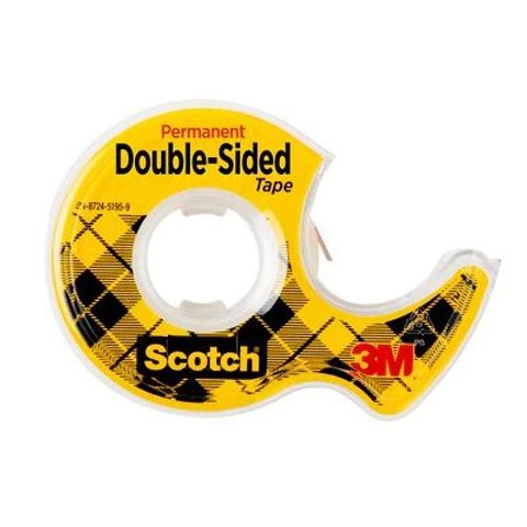 Băng dính 2 mặt 3M Scotch 137 - Keo dán trong suốt, chất lượng cao, kích thước 12.7mm x 11.4m - Hàng nhập khẩu Mỹ