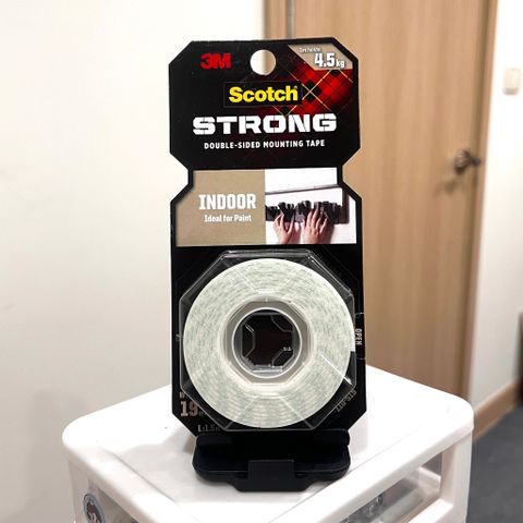 Băng Dính Hai Mặt Chịu Lực 3M SCOTCH 110-S19 - Chịu Tải 4,5kg, Kích Thước 19mm x 1,5m, Sản Xuất Tại Mỹ, Dễ Dàng Sử Dụng Trong Nhà