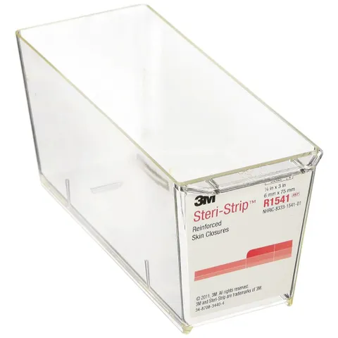 Băng Dán Thay Chỉ Khâu 3M Steri-Strip™ R1541 - Hộp 50 Gói, Dạng 3 Miếng - An Toàn, Tiện Lợi Trong Chăm Sóc Vết Thương, Xuất Xứ Mỹ