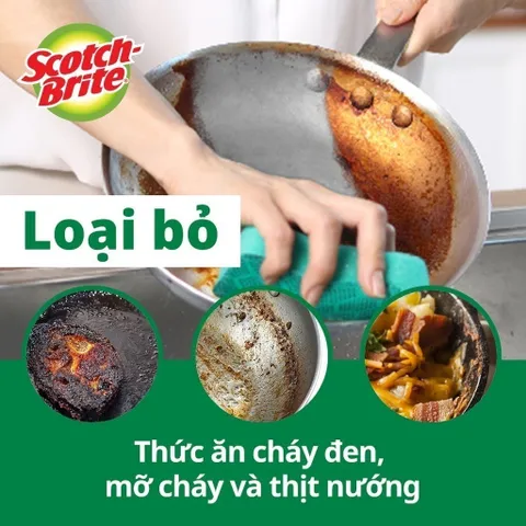 Miếng rửa chén hạt mài nổi 3M Scotch-Brite - 2 miếng không trầy xước, màu cam, vệ sinh hiệu quả cho bát đĩa, nồi chảo, 69mm x 114mm