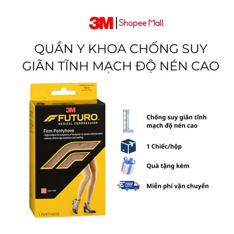 Quần Tất Y Khoa Chống Suy Giãn Tĩnh Mạch 3M Futuro - Độ Nén 20-30 mmHg, Hỗ Trợ Tuần Hoàn Máu, Thời Trang Siêu Mỏng Mỹ
