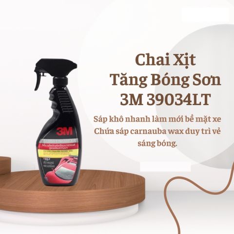 Dung Dịch Làm Bóng 3M Gloss Enhancer 400ml - Bảo vệ và Tạo Độ Sáng Cho Sơn Xe Ô Tô, Xe Máy, Dễ Dùng, Hiệu Quả Cao