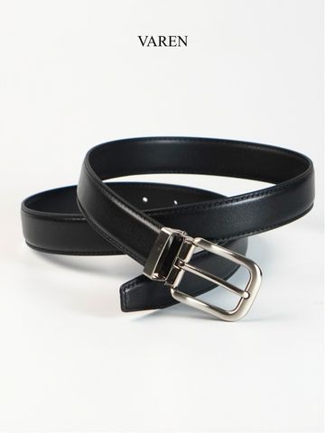 Thắt Lưng Da Bò VAREN VENZA Unisex 2.8cm - Dây Nịt Tối Giản Sang Trọng Cho Nam Nữ, Phụ Kiện Thời Trang Hàng Ngày