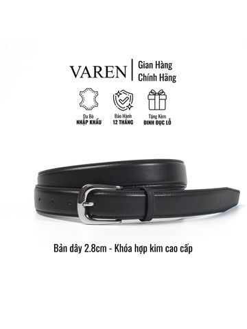 Thắt Lưng Nam Da Bò Thật 3.0cm Khóa Hợp Kim Bền Bỉ - Phong Cách Công Sở Unisex, Quà Tặng Thời Trang Chất Lượng
