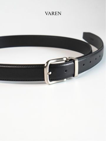 Thắt Lưng Da Bò VAREN VENZA Unisex 2.8cm - Dây Nịt Tối Giản Sang Trọng Cho Nam Nữ, Phụ Kiện Thời Trang Hàng Ngày