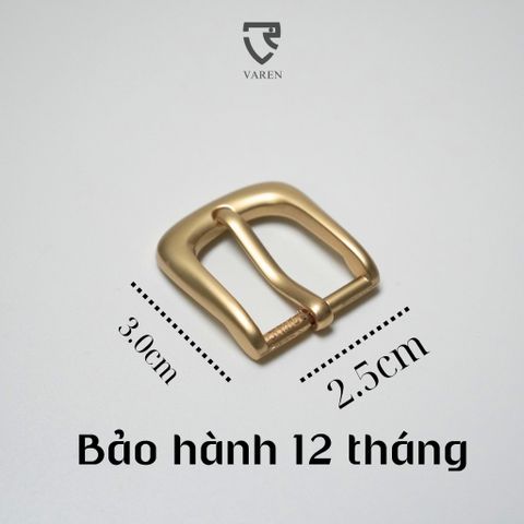 Mặt Khóa Thắt Lưng Unisex Hợp Kim Chống Gỉ Màu Vàng Đồng 2.5cm - Phụ Kiện Thời Trang Hiện Đại và Tinh Tế