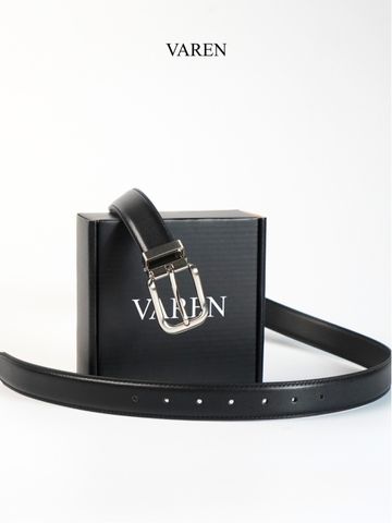 Thắt Lưng Da Bò VAREN VENZA Unisex 2.8cm - Dây Nịt Tối Giản Sang Trọng Cho Nam Nữ, Phụ Kiện Thời Trang Hàng Ngày