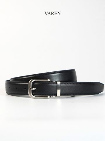 Thắt Lưng Da Bò VAREN VENZA Unisex 2.8cm - Dây Nịt Tối Giản Sang Trọng Cho Nam Nữ, Phụ Kiện Thời Trang Hàng Ngày