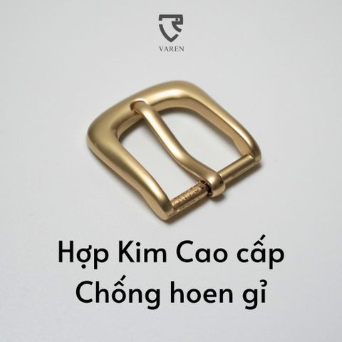 Mặt Khóa Thắt Lưng Unisex Hợp Kim Chống Gỉ Màu Vàng Đồng 2.5cm - Phụ Kiện Thời Trang Hiện Đại và Tinh Tế