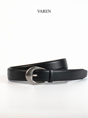 Thắt Lưng Unisex VAREN LIBRA TL13 Da Bò Nappa 2.8cm - Khóa Kim Cổ Điển, Trang Phục Thời Trang Tối Giản cho Nam Nữ