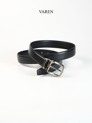 Thắt Lưng Da Bò VAREN VENZA Unisex 2.8cm - Dây Nịt Tối Giản Sang Trọng Cho Nam Nữ, Phụ Kiện Thời Trang Hàng Ngày