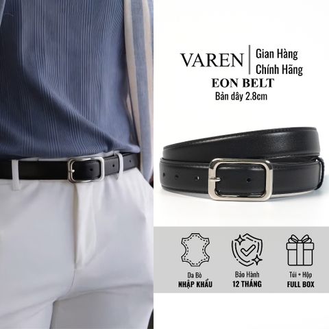 Thắt Lưng Da Thật Bản Nhỏ 2.8cm - Dây Nịt Phong Cách Tối Giản Unisex Khóa Hợp Kim Thời Trang TL01 cho Nam Nữ