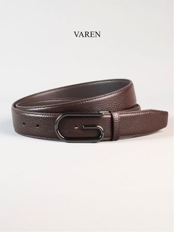 Thắt Lưng Nam VAREN GLORY Da Bò Thật - Dây Nịt Cao Cấp Bản 3.3cm Sang Trọng, Bền Bỉ Dành Cho Quý Ông