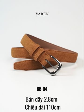 Thắt Lưng Da Microfiber Unisex Bản Nhỏ 2.3cm & 2.8cm - Thời Trang Tối Giản Sang Trọng Cho Nam Nữ