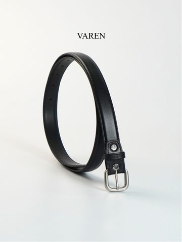 Thắt Lưng Da Bò VAREN ROMA Unisex - Khóa Hợp Kim Xám Khói, Bản 2.3cm, Phong Cách Tối Giản và Đẳng Cấp, Phụ Kiện Thời Trang Cao Cấp