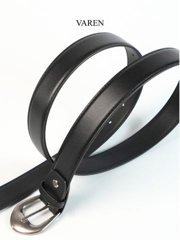 Thắt Lưng Unisex VAREN LIBRA TL13 Da Bò Nappa 2.8cm - Khóa Kim Cổ Điển, Trang Phục Thời Trang Tối Giản cho Nam Nữ