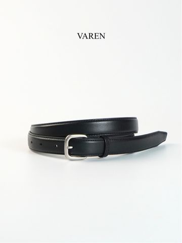 Thắt Lưng Da Bò VAREN ROMA Unisex - Khóa Hợp Kim Xám Khói, Bản 2.3cm, Phong Cách Tối Giản và Đẳng Cấp, Phụ Kiện Thời Trang Cao Cấp