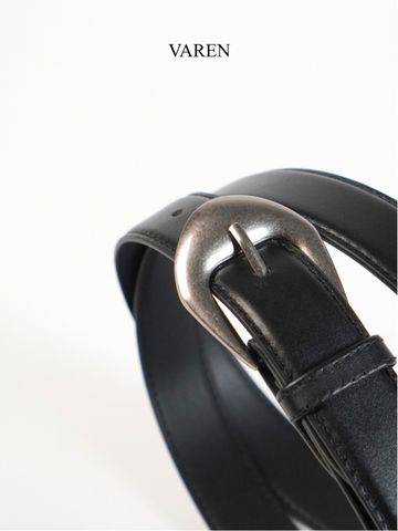 Thắt Lưng Unisex VAREN LIBRA TL13 Da Bò Nappa 2.8cm - Khóa Kim Cổ Điển, Trang Phục Thời Trang Tối Giản cho Nam Nữ