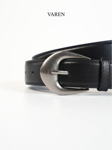 Thắt Lưng Unisex VAREN LIBRA TL13 Da Bò Nappa 2.8cm - Khóa Kim Cổ Điển, Trang Phục Thời Trang Tối Giản cho Nam Nữ