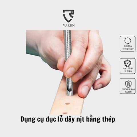 Đinh Đục Lỗ Thắt Lưng Bằng Thép - Công Cụ Tùy Chỉnh Kích Thước Dễ Dàng Cho Dây Đeo Da Thời Trang Việt Nam