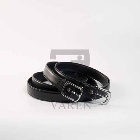 Thắt Lưng Da Bò Thật Unisex Bản Nhỏ 2.3cm & 2.8cm Khóa Hợp Kim - Phụ Kiện Thời Trang Tối Giản, Lịch Lãm cho Nam Nữ