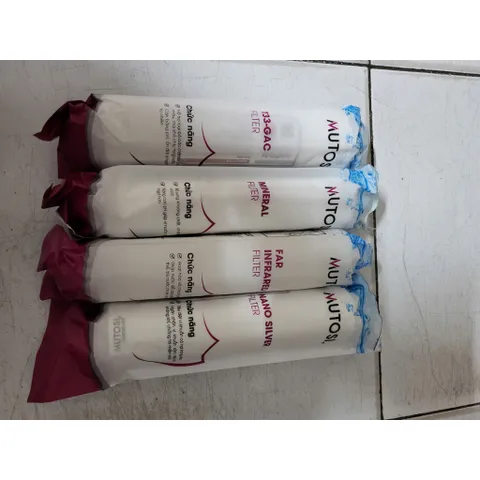 Combo 4 Lõi Lọc Mutosi RO - T33, Mineral, Far Infrared, Nano Silver - Hàng Chính Hãng, Bảo Vệ Sức Khỏe, Nước Sạch An Toàn