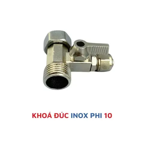 Khóa T Chia Nước Đầu Vào Máy Lọc Nước RO, Nano - Lỗ Ren 21-10/21-6, Phụ Kiện Tiện Ích Cho Gia Đình Việt