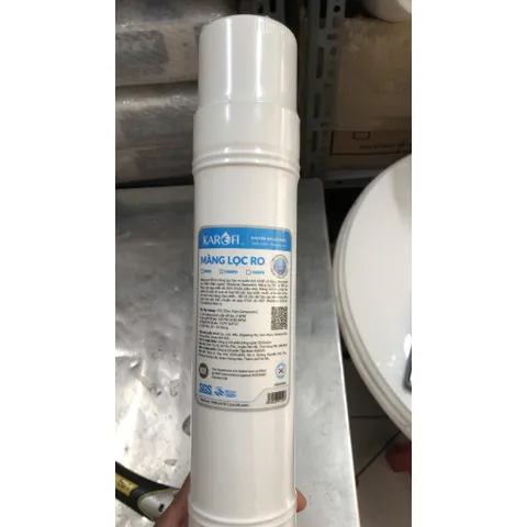 Màng Lọc RO Karofi 100GPD Hàn Quốc - Lõi Số 4 Đúc Nguyên Khối Vô Trùng, Xử Lý Nước TDS Cao, Thời Gian Sử Dụng 24-36 Tháng