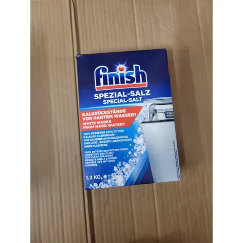 Bộ sản phẩm Finish cho máy rửa chén - Viên rửa bát 100 viên, Muối 1.2kg, Nước làm bóng 800ML - Chính hãng Châu Âu